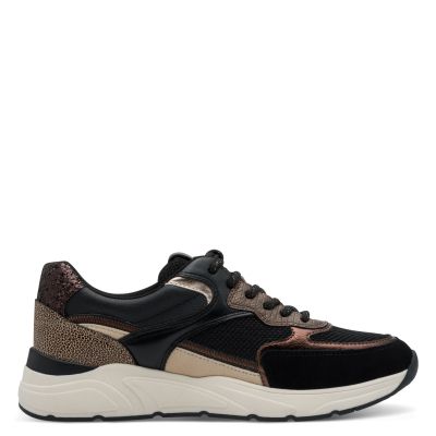 Дамски Сникърс TAMARIS - 1-23745-43-096 BLACK/COPPER