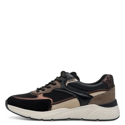 Дамски Сникърс TAMARIS - 1-23745-43-096 BLACK/COPPER