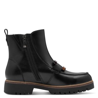 Дамски Равни Боти TAMARIS-1-25435-45-003 BLACK LEATHER
