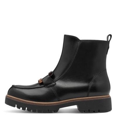 Дамски Равни Боти TAMARIS-1-25435-45-003 BLACK LEATHER