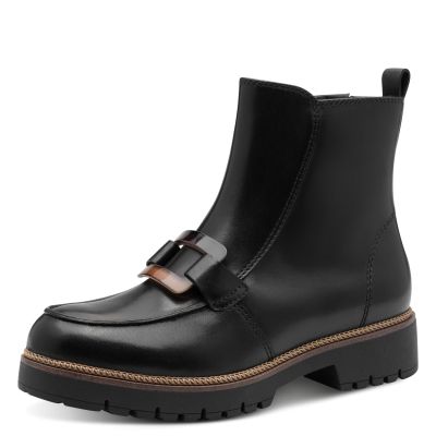 Дамски Равни Боти TAMARIS-1-25435-45-003 BLACK LEATHER