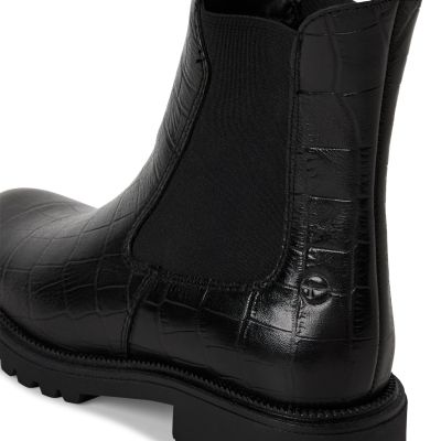 Дамски Равни Боти TAMARIS-1-25427-41-028 BLACK CROCO