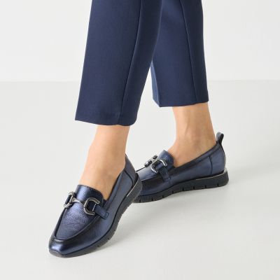 Дамски Лоуфър TAMARIS-1-24711-42-824 NAVY METALLIC