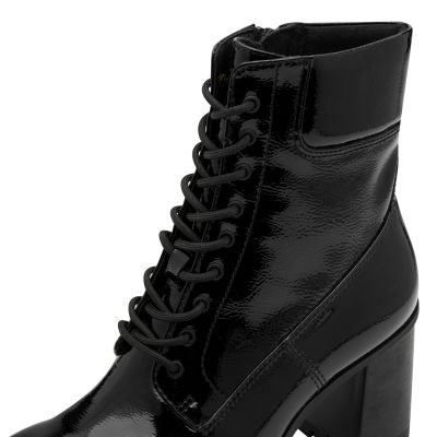 Дамски Боти На Ток TAMARIS-1-25132-45-018 BLACK PATENT