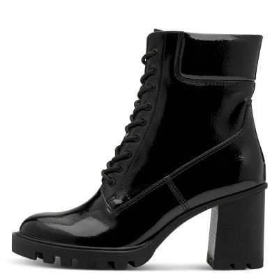 Дамски Боти На Ток TAMARIS-1-25132-45-018 BLACK PATENT
