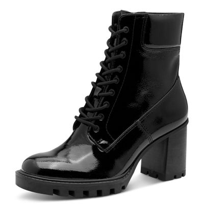 Дамски Боти На Ток TAMARIS-1-25132-45-018 BLACK PATENT