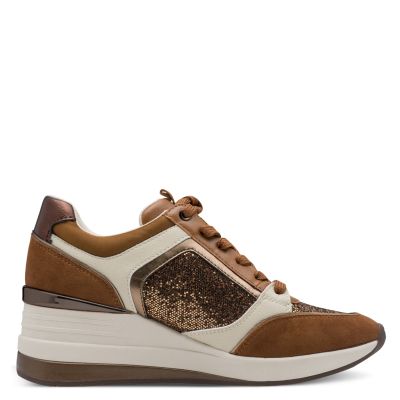 Woman`s Sneakers TAMARIS-1-23703-41-392 COGNAC COMB