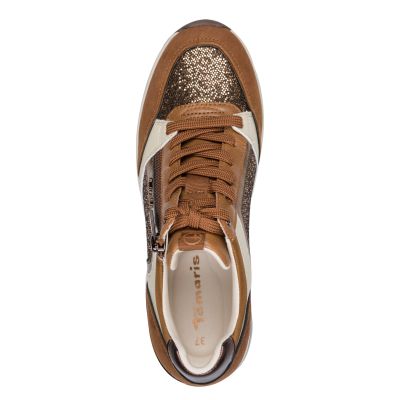 Woman`s Sneakers TAMARIS-1-23703-41-392 COGNAC COMB