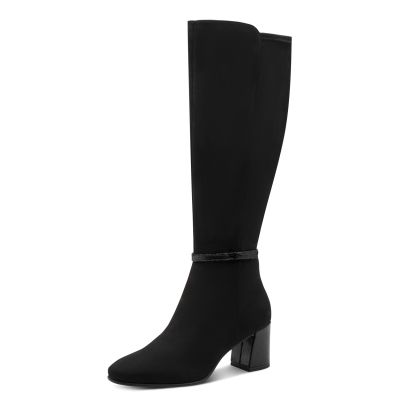 Ботуши На Ток TAMARIS - 1-25513-45-098 BLACK COMB