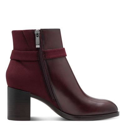 Дамски Боти На Ток TAMARIS - 1-25363-45-537 MERLOT