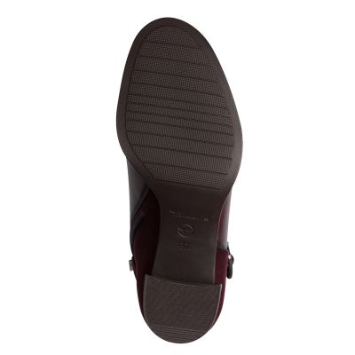 Дамски Боти На Ток TAMARIS - 1-25363-45-537 MERLOT