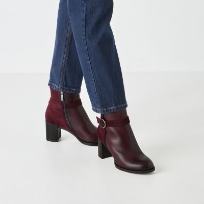 Дамски Боти На Ток TAMARIS - 1-25363-45-537 MERLOT