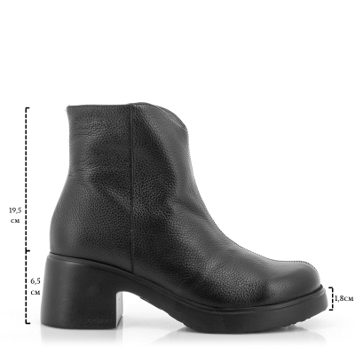 Дамски Боти На Ток WONDERS - E-7125 FLYTRES WILD NEGRO