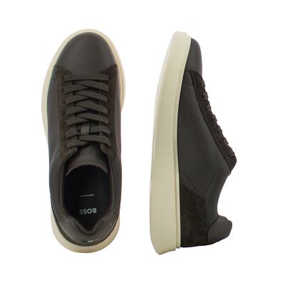 Мъжки Сникърс BOSS - 50552869 BULTON RUNN SDGRLT DARK BROWN