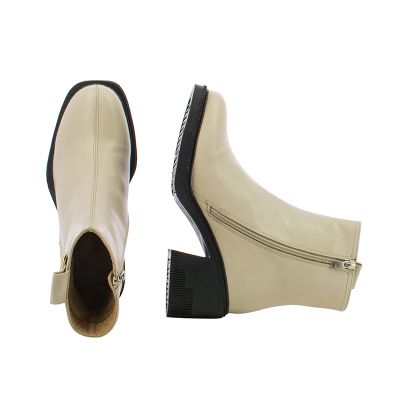 Дамски Боти На Ток CARLO FABIANI - 260-3743 OFF WHITE