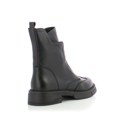Women`s Flat Ankle Boots CARLO FABIANI-154-98 BLACK