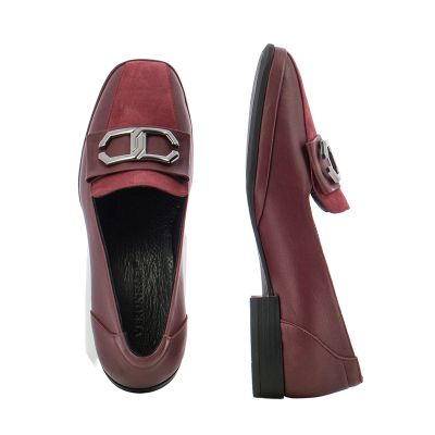 Дамски Мокасини VERONELLA - 045-5433  BORDO