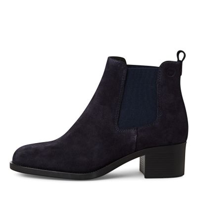 Дамски Боти На Ток TAMARIS - 1-25026-41-807 NAVY SUEDE