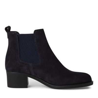 Дамски Боти На Ток TAMARIS - 1-25026-41-807 NAVY SUEDE