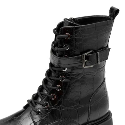 Дамски Кубинки TAMARIS-1-25228-45-028 BLACK CROCO