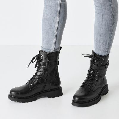 Дамски Кубинки TAMARIS-1-25228-45-028 BLACK CROCO