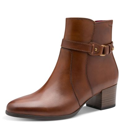Дамски Боти На Ток TAMARIS - 1-25373-45-305 COGNAC