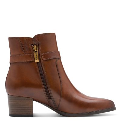 Дамски Боти На Ток TAMARIS - 1-25373-45-305 COGNAC