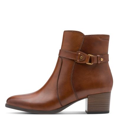 Дамски Боти На Ток TAMARIS - 1-25373-45-305 COGNAC