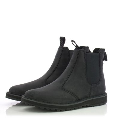 Мъжки Ежедневни Боти CLARKS-26179715 SOLSBURY EASY BLACK LEATHER