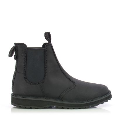Мъжки Ежедневни Боти CLARKS-26179715 SOLSBURY EASY BLACK LEATHER