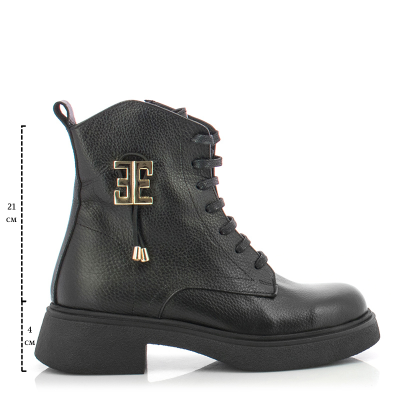 Дамски Кубинки CARLO FABIANI - 253-717 BLACK