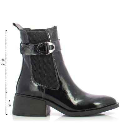 Дамски Боти На Ток CARLO FABIANI - 247-064-8480 BLACK