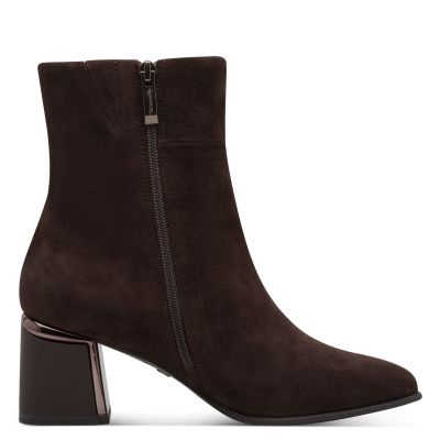 Дамски Боти На Ток TAMARIS - 1-25341-45-347 MOCCA SUEDE