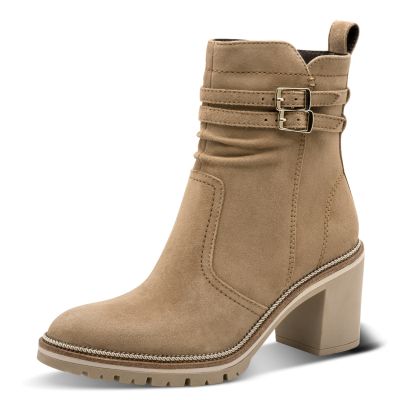 Дамски Боти На Ток TAMARIS - 1-25383-45-400 BEIGE