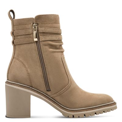 Дамски Боти На Ток TAMARIS - 1-25383-45-400 BEIGE