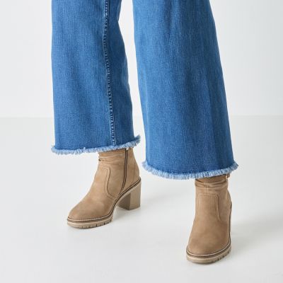 Дамски Боти На Ток TAMARIS - 1-25383-45-400 BEIGE