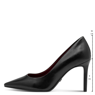 Токчета TAMARIS-1-22480-42-003 BLACK LEATHER