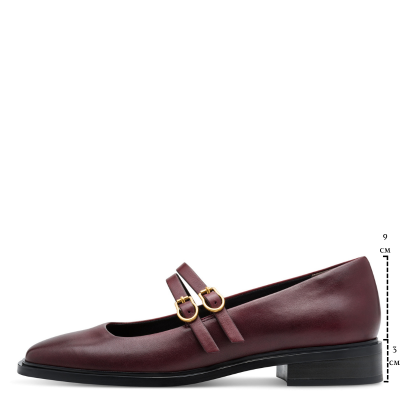 Балерини  TAMARIS-1-22131-45-537 MERLOT