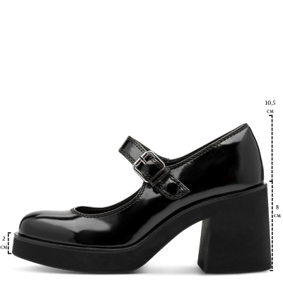 Токчета TAMARIS - 1-22409-45-001 BLACK