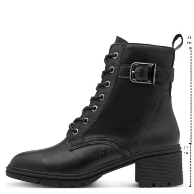 Дамски Боти На Ток TAMARIS-1-25907-45-001 BLACK