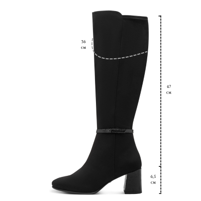 Ботуши На Ток TAMARIS-1-25513-45-098 BLACK COMB