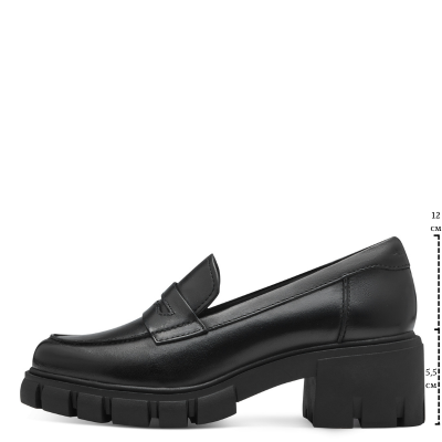 Дамски Лоуфър TAMARIS-1-24439-41-003 BLACK LEATHER