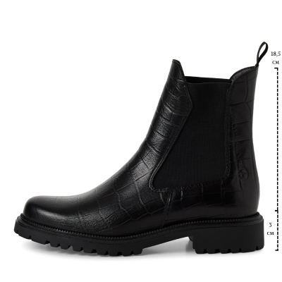 Дамски Равни Боти TAMARIS - 1-25427-41-001 BLACK