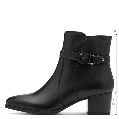 Дамски Боти На Ток TAMARIS-1-25373-45-001 BLACK