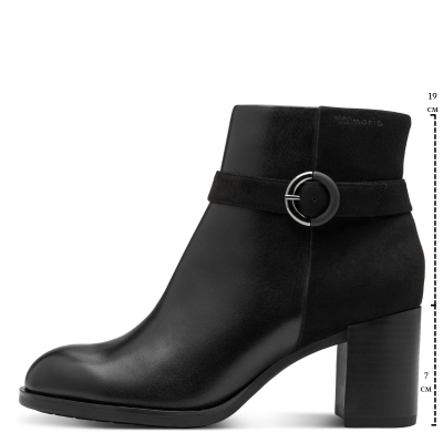 Дамски Боти На Ток TAMARIS-1-25363-45-001 BLACK