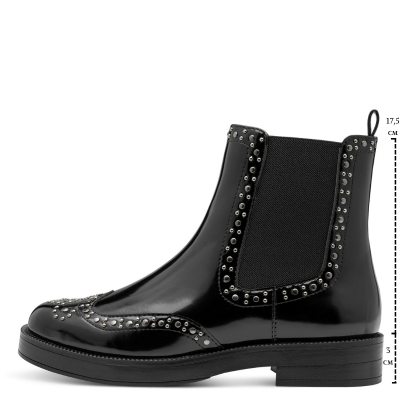 Дамски Равни Боти TAMARIS-1-25340-45-001 BLACK