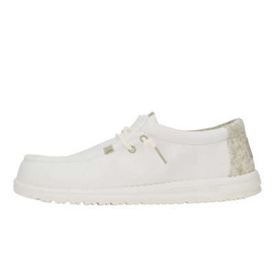 Мъжки Ежедневни HEY DUDE - 43091-1SO WALLY SURF WHITE/GREY