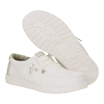 Мъжки Ежедневни HEY DUDE - 43091-1SO WALLY SURF WHITE/GREY