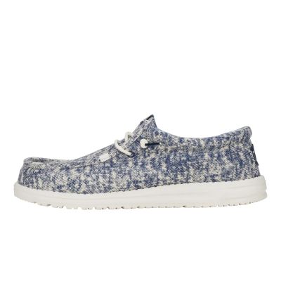Мъжки Ежедневни HEY DUDE - 43091-4VE WALLY SURF NAVY/WHITE