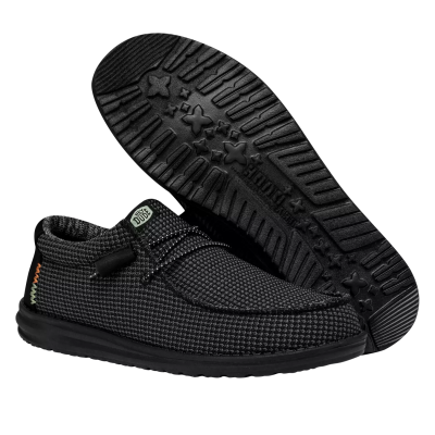 Мъжки Ежедневни HEY DUDE - 40403-060 WALLY SPORT BLACK